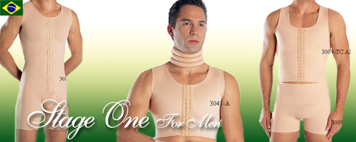 Stage One - &nbsp;medical garments are recommended for use during the first days following surgery because they have a hook-and-eye closure that permits an easy fitting. These include girdles, compression vests, bras and body suits for use following cosmetic surgery, liposuction, breast surgery and reconstruction. We feature garments for post-surgical therapy to the upper body, lower body, legs, arms, hands, face and neck.(Information provided and recommended by Manufacture).   Nivel Uno - &nbsp;son fajas medicas recomendada durante los primeros dias siguiente de su operaci󮠰ara la mayor comodidad conveniente. Esto incluye, fajas, chaleco de compression, brassieres, y body modeladoras para uso de cirugias cosmeticas, liposucci󮬠senos, y reconstrucci󮠧eneral. El enlace que ofrecemos son fajas post quirurjicas para el cuerpo completo incluyendo brazos, piernas, manos, manos, y cuello. (Informaci󮠹 recomendaci󮠤e la fabrica).  